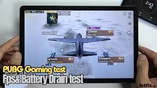 Тестирование Samsung Galaxy Tab A9+ в PUBG Mobile Gaming | Snapdragon 695, дисплей 90 Гц