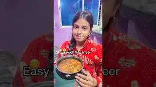 5 Min Easy Chilli Paneer 😋| Homemade #ytshorts #shortvideo #chillipaneer #homemade