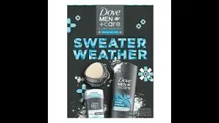 Dove Men+Care Clean Comfort Holiday Gift Set Unboxing