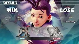 Street Fighter V  - HiFightTH (Ibuki) vs CafieMayla (Claw)