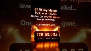 $1.7B Liquidated in 24 Hours &ndash; 2025's Biggest Crypto Wipeout