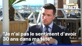 Jordan Bardella, pr&eacute;sident du Rassemblement national, r&eacute;pond aux critiques sur son &acirc;ge