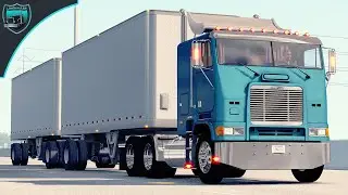 Hauling nuts with our custom Freightliner FLB! - American Truck Simulator