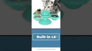 Interactive Turntable Cat Toy With LED