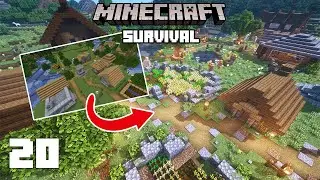 Minecraft: Transforming Our Village! - 1.17 Survival Let's play | Ep 20