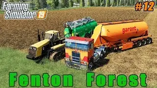 Picking straw bales, spreading digestate | Farming on Fenton Forest | FS 19 | Timelapse #12
