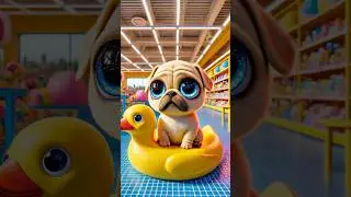 Dog's Ultimate Pool Party! Buys TONS of Rubber Ducks to Fill the Pool! 🦆💦