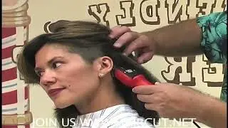LISA'S HEADSHAVE DVD 89 NOW SHOWING ON HAIRCUT.NET
