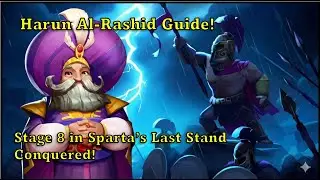 My First Legendary Healer Harun!  Harun Helps me get Past Stage 8 in Sparta's Last Stand.
