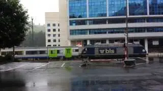 Zugverkehr in Entlebuch mit Kambly Express [HD]