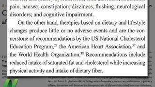 Diet Versus Drugs for High Cholesterol