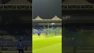 Nepal team practise in sharjah stadium 🏟️