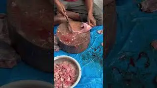 Mutton kidney cutting skills please subscribe 1000 tooo close