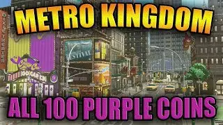 Super Mario Odyssey: Metro Kingdom - All 100 Purple Coins Locations Guide | Walkthrough!
