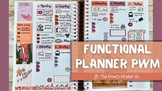 Functional Planner PWM // ft. The Fruiti Sticker Co