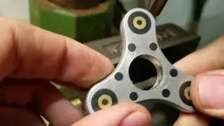 Fidget Spinner Ceramic Bearing Swap (Before and After)