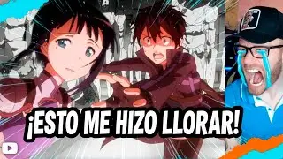Este ANIME me hace LLORAR 😢 Reacci&oacute;n Sword Art Online SAO en DOBLAJE LATINO 🌍 Cap: 2 y 3