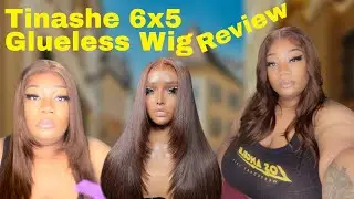 Tinashe Layered Cut Dark Brown Glueless 6x5 Human Hair Wig PRE-EVERYTHING ‼️