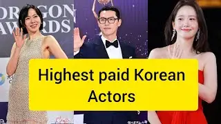 Updated 2025 list of Korean actors with highest per-episode salaries 