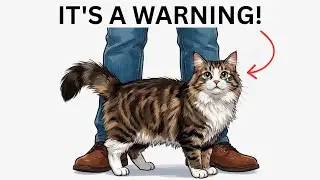 What Your Cat Is Desperately Trying to Tell You When They Block Your Way