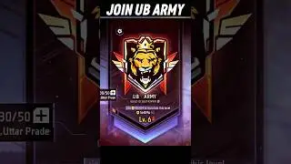 Join My UB Army 🤩✨ Guild - Free Fire Max #u_bgameryt #ubarmy #freefire #guildasfreefire