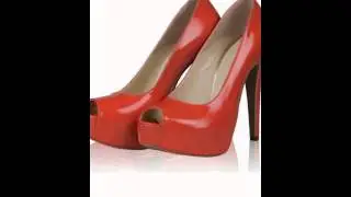 Pantofi eleganti din piele cu toc si platforma