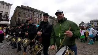 Carnaval de Binche 2019 - Les Réguénaires - Rondeau du dimanche matin