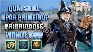 THRONE AND LIBERTY:  QUAL ORDEM UPAR? GUIA DE VARINHA E ARCO (WAND E BOW SEEKER BUILD)