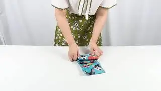 How to fold ? BeeGreen Reusable Bag with Attached Pouch( 