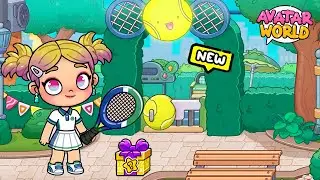 ВСЕ СЕКРЕТЫ ТЕННИСНЫЙ КОРТ 🥎🎾 в AVATAR WORLD 💕 ИСТОРИЯ РУТИНА СЕМЬИ ОБНОВЛЕНИЕ ВСЕ СЕКРЕТЫ СЕРИАЛ