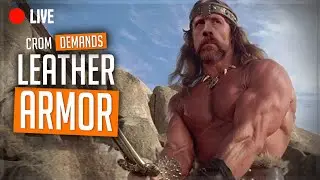 🔴LIVE - Leathercraft  - Building Armor / Mitten Gauntlets / Gorgets / Arms / Shoulders