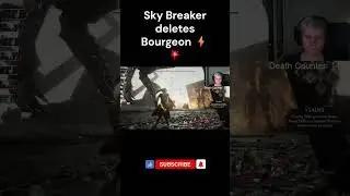 Sky Breaker deletes Bourgeon ⚡💥 I Clair Obscur Ep50  #clairobscur #gaming #gamingshorts #bossfight