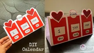 DIY Desk Calendar | How to make Desk Calendar | DIY Calendar | Handmade Calendar | Cute Calendar