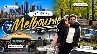 [4K] Melbourne Vlog | Fitzroy Garden | Living Legends | Flinders Station | Victoria Market 🇦🇺!