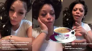 Tesehki Speaks on things her family said about her! A MUST WATCH! Clowns Scarface!  02.04.2024