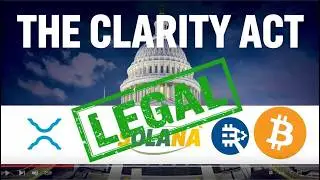 XRP, SOL & DOGE Legalized? Leaked Senate Bill Grants Bitcoin Status! | The Clarity Act