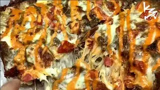 Xtra🧀Cheese Burger Detroit Style Pizza Whittier CA