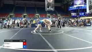 164 Lbs Quarterfinal - Brooklyn Hays, Utah Vs Haley Ward, Missouri Efd1