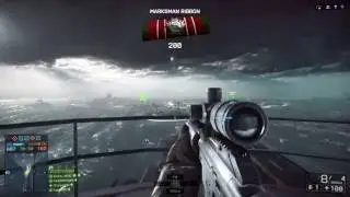 Battlefield 4 Epic Head Shot With CS5 Sniper Rifle