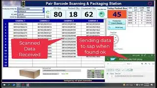 BAR Code DATA TO SAP THROGH API (JSON)STRUCTURE