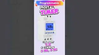 Programmable Digital Timer Connection #timer #shorts #mianelectric