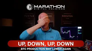 BITCOIN MINER DOWN AGAIN! MARATHON BTC PRODUCTION WAY DOWN! BIT DIGITAL SMALL GROWTH! 5 SIGNS BOTTOM