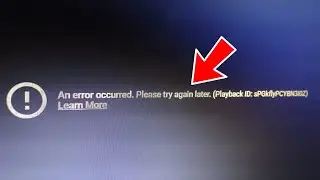 Suddenly My Youtube Video is Not Playing, getting playback ID error!