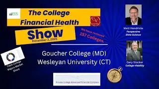 Goucher College (MD) and Wesleyan University (CT):  Financial Health & Viability Review Dec. 2025