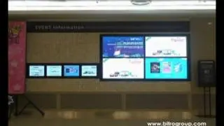 BITRO GROUP Digital Signage.  TECHNOMART, Korea