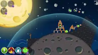 Angry Birds Space HD pig bang stage 18 to  28