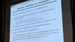 ML workshop 2012.  Jacques Garrigue:  Tracing ambiguity in GADT type inference.
