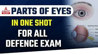 Human Eyes | Parts of Eyes in One Short | Human Eye Concept's for CDS, AFCAT, CAPF 2022