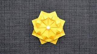 Paper SUN (STAR) Origami | Tutorial DIY by ColorMania