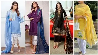 Casual Wear Summer Eid Dress Designing Detailing Ideas Collection